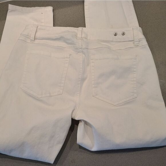 Cabi Women's White Jeans Slim - Picture 2 of 7